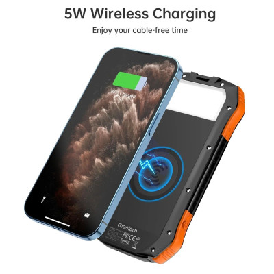Pin Sạc Dự Phòng Choetech B657 Năng Lượng Mặt Trời công suất 20W dung lượng 20.000mAh (Hàng chính hãng)