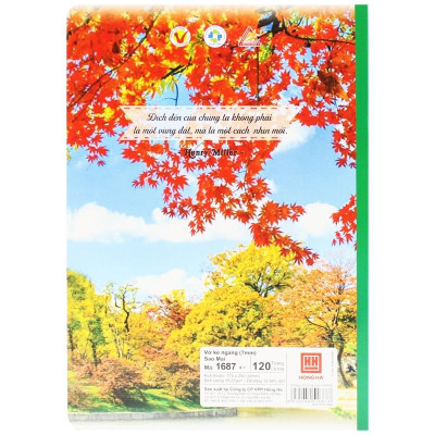 Combo 5 Vở Kẻ Ngang 120 Trang Sao Mai Emotion - Hồng Hà 1687 (Mẫu Màu Giao Ngẫu Nhiên)