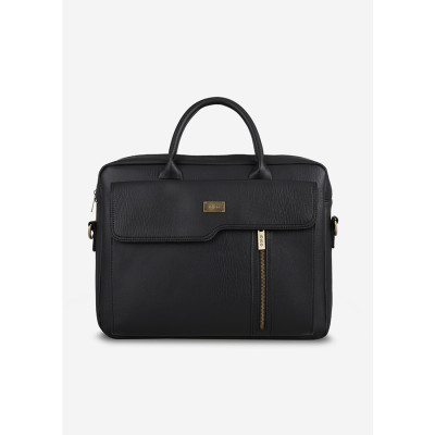 Túi xách công sở nam nữ nắp vạt xéo thanh lịch IDIGO MB2 - 6012, túi đựng laptop 15 inch cao cấp