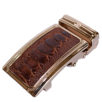 HP9415 - Đầu khóa da đà điểu Huy Hoàng 4 phân đầu vàng màu vàng bò