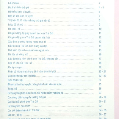 Tập Bản Đồ Lịch Sử Và Địa Lí 6 - Phần Địa Lí (2023)