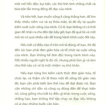 Phong Cách Sống Tối Giản - Đơn Giản Là Đỉnh Cao Của Sự Phức Tạp