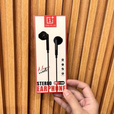 Tai nghe stereo có mic earbud RiBi OnePlus T-068 - Hàng chính hãng