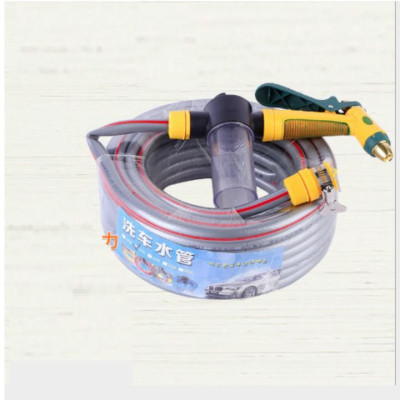 Vòi Xịt Rửa Xe Tưới Cây️️ Bộ dây và vòi xịt tăng áp lực nươc gấp 3 lần loại 10m 206716 - dây vàng 