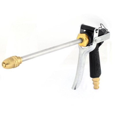 Vòi nước vòi phun nước rửa xe tưới cây tăng áp thông minh + bộ dây bơm nước cao cấp TLG  loạI 15m  - dây trắng 318498-1