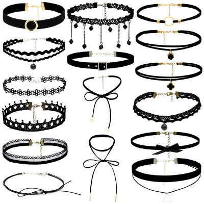 Set 5  cái vòng cổ Choker ren cao cấp, phong cách Hàn Quốc thể hiện sự trẻ trung, năng động ,có thể kết hợp với trang phục hàng ngày,rất hợp với các dịp lễ  tạo nên sự thu hút và nổi bật cho cổ bạn 