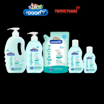 DẦU TẮM GỘI DÀNH CHO TRẺ EM KODOMO OGANIKU CHIẾT XUẤT OLIU | ĐỘ TUỔI SỬ DỤNG: SƠ SINH TRỞ LÊN