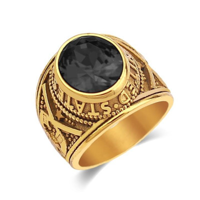 Nhẫn nam titan đẹp cao cấp thời trang inox thép không gỉ kiểu nhẫn mỹ trangsucpt đá xanh lá PTNNA219