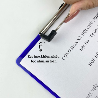 Bìa trình ký mica Enter G01-N 43x31.5cm A3 ngang