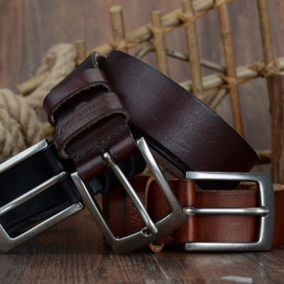 Thắt Lưng Da Bò Chính hãng COWATHER XF018 Nâu