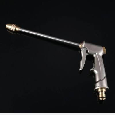 Bộ dây vòi xịt nước rửa xe, tưới cây .tăng áp 3 lần, loại 3m,5m 206701-Ađầu đồng,cút,nối nhựa v+tặng móc khoá