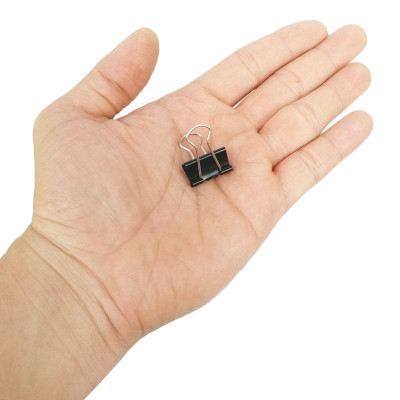 Hộp 12 Kẹp Bướm 19mm - Hồng Hà 6633