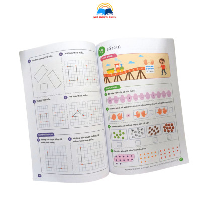 Sách - Sắc Màu Toán Học Chinh Phục Toán Tư Duy 4-6 Tuổi - Giúp Bé Vừa Học Vừa Chơi(2 Quyển)