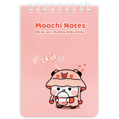 Sổ Lò Xo Moochi Notes B7 - Kẻ Ngang - 120 Trang 80gsm - The Sun 03