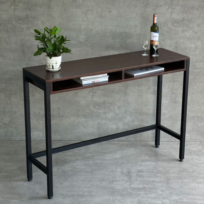 Bàn trang trí console gỗ cao su chân sắt Juno sofa CSTCT062 120x30x85 cm nhiều màu lựa chọn 