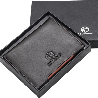 Ví Nam At Leather AT040-Đ (11.5 x 10 cm) - Đen