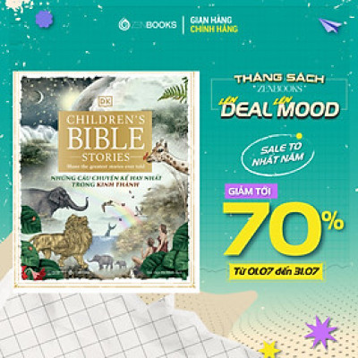 Sách - Những Câu Chuyện Kể Hay Nhất Trong Kinh Thánh : 300 trang sách tranh tái hiện toàn bộ Cựu Ước và Tân Ước