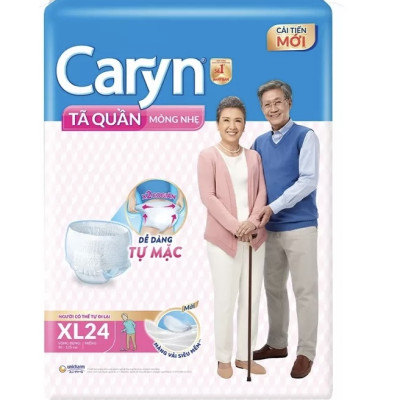 TÃ QUẦN CARYN NGƯỜI GIÀ SIZE XL24 MIẾNG