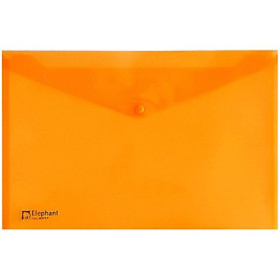 Bìa Nút Nhựa Elephant 421F - Màu Cam