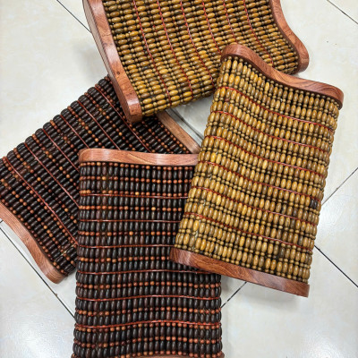 Gối Công Thái Học Gỗ Bách Xanh Cao Cấp - Kích Thước 36cmx24cmx8/4cm ( video , hình thật ) 