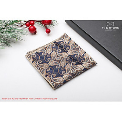Khăn Cài Túi Áo Vest - Pocket Square - Phụ Kiện Cài Áo họa tiết retro Paislay
