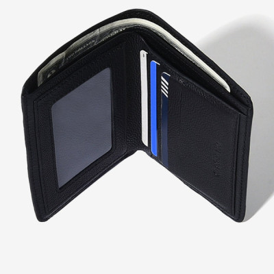 Ví đứng nam Đông Hải thiết kế da cao cấp  form gập nhỏ gọn  tiện dụng - KT07