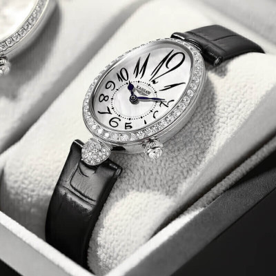 Đồng hồ nữ chính hãng KASSAW K825-1 Fullbox, Kính sapphire ,chống xước,chống nước,dây da xịn, Đồng hồ cơ (Automatic),Mới 100%,Bảo hành 24 tháng