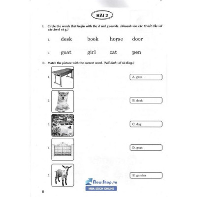 Sách - Vở Ôn Tập Hè Tiếng Anh Lớp 1 - Theo Chương Trình Giáo Dục Phổ Thông Mới - Hồng Ân