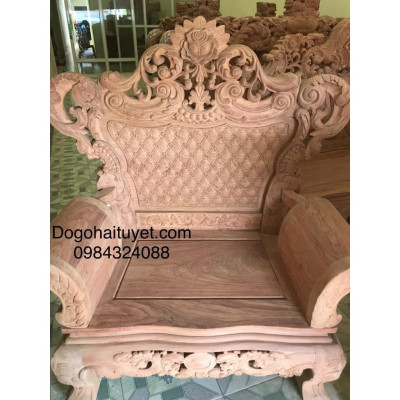 Bộ bàn ghế hoàng gia gỗ hương