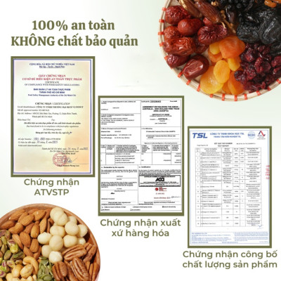 Nho Khô Chile 3 màu hộp 500gr