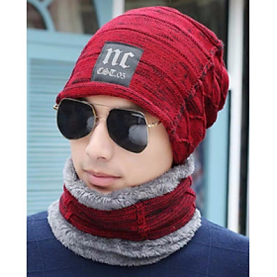 KHĂN CHOÀNG NAM WHEN KÈM NÓN MŨ LEN DN19112406