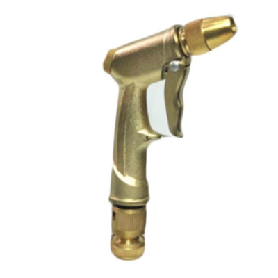 Vòi nước vòi phun nước rửa xe tưới cây tăng áp thông minh + bộ dây bơm nước cao cấp TLG  loạI 15m  (vòi đồng-dây trắng) 701-1498-1