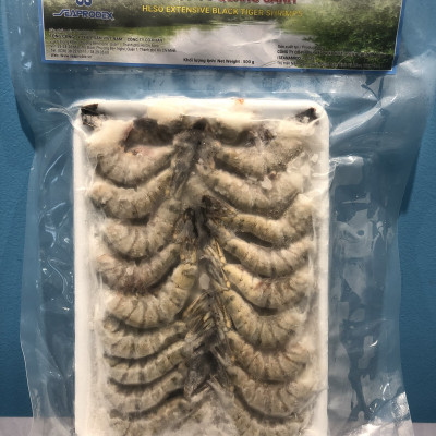 Tôm sú vỏ đặc sản Cà Mau kích cỡ 31/40 Seaprodex - 500gr