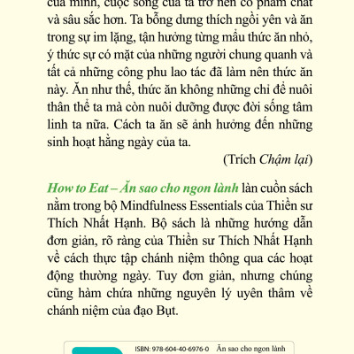 How To Eat - Ăn Sao Cho Ngon Lành (Sách Bỏ Túi)