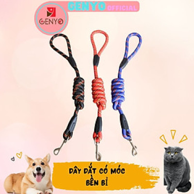 Dây dắt chó mèo sợi tròn chắc chắn  (màu  giao ngẫu nhiên )