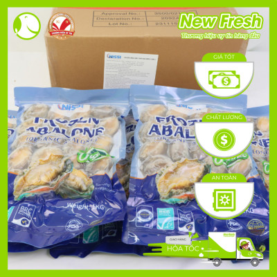 [GIAO NHANH HCM] Bào Ngư Đông Lạnh Nissi - Túi 1Kg (10-12 con)