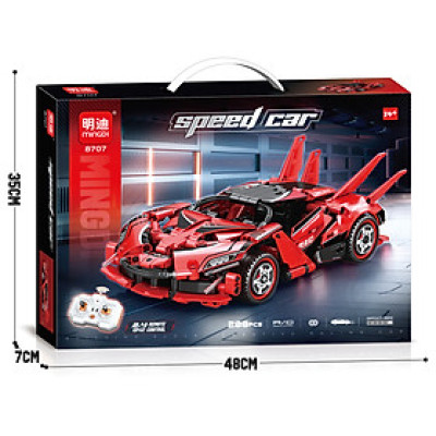 MINGDI - 8707 - Xe Đua Điều Khiển Từ Xa Tỉ Lệ 1:24 (288 Chi Tiết)