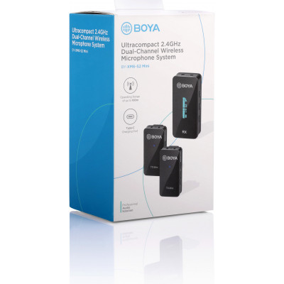 Micro thu âm không dây Boya BY-XM6-S2 Mini - Hàng chính hãng