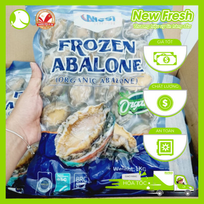 [GIAO NHANH HCM] Bào Ngư Đông Lạnh Nissi - Túi 1Kg (10-12 con)