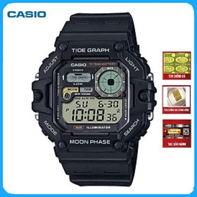 Đồng hồ điện tử nam Casio WS-1700H-1AVDF dây nhựa