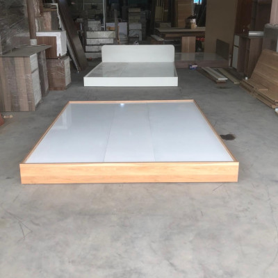 Giường ngủ gỗ đơn giản giá rẻ Juno Sofa 