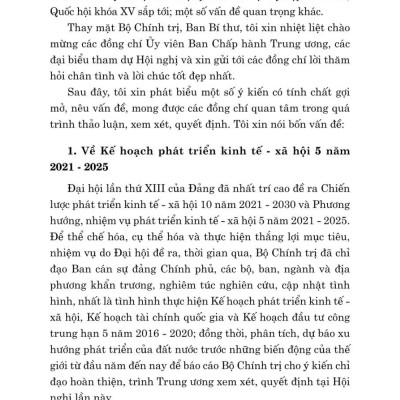 Biến thách thức thành cơ hội. Quyết tâm đột phá đưa đất nước phát triển nhanh, bền vững (bản in 2024)