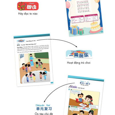 Sách tiếng Trung Quốc 4 - Sách bài học Tập 1 & 2