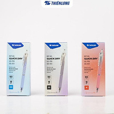 Combo 20 Bút gel Quick Dry Thiên Long GEL-033 - Mực khô siêu nhanh