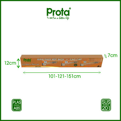 [CHÍNH HÃNG] Giàn phơi thông minh Prota inox ống 16mm co giãn cao cấp loại 100cm- Bảo hành 12 tháng