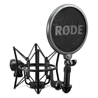 Micro Condenser 48v Rode NT1KIT - Màng Thu Lớn, Hướng Thu Cardioid, Có Shockmount Kèm Màng Lọc Rode SM6 - Hàng Chính Hãng