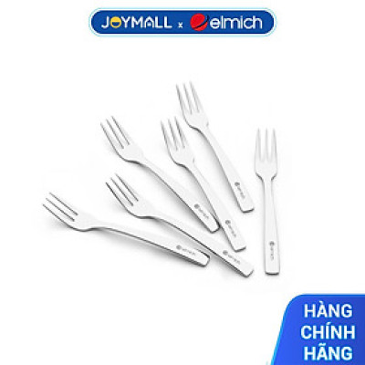 Bộ 6 dĩa bàn ăn Elmich EL0002D189, Hàng chính hãng, thép không gỉ 304 cao cấp - JoyMall