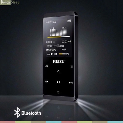 Máy Nghe Nhạc Lossless Bluetooth Ruizu D02 8GB (2018) - Hàng Chính Hãng