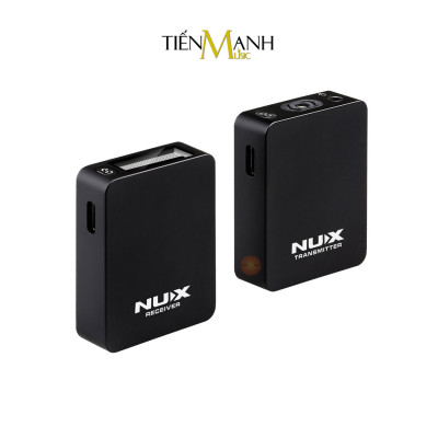 Micro Nux Wireless 1 Phát 1 Thu B10 Vlog - Mic Không Dây Thu Âm Livestream, Phỏng Vấn Ngoài Trời B-10 Microphone Hàng Chính Hãng - Kèm Móng Gẩy DreamMaker