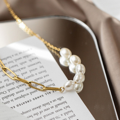 Dây chuyền vòng cổ mạ mix hạt châu nhỏ xinh nhiều kiểu quà tặng cho bạn nữ xinh đẹp